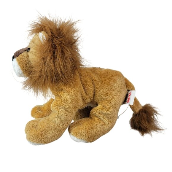 Webkinz Lion Plush Brown Caramel Stuffed Animal Beans In Paws Ganz No Code HM175 - Picture 3 of 12
